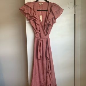 NWT Max studio red checkered dress